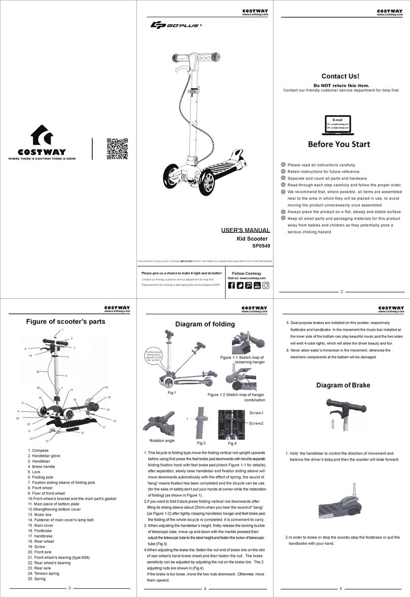 Costway GOPLUS SP0549 user manual