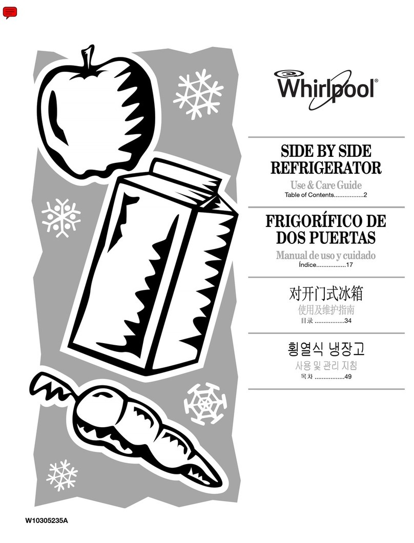 Whirlpool W10305235A Use & care guide