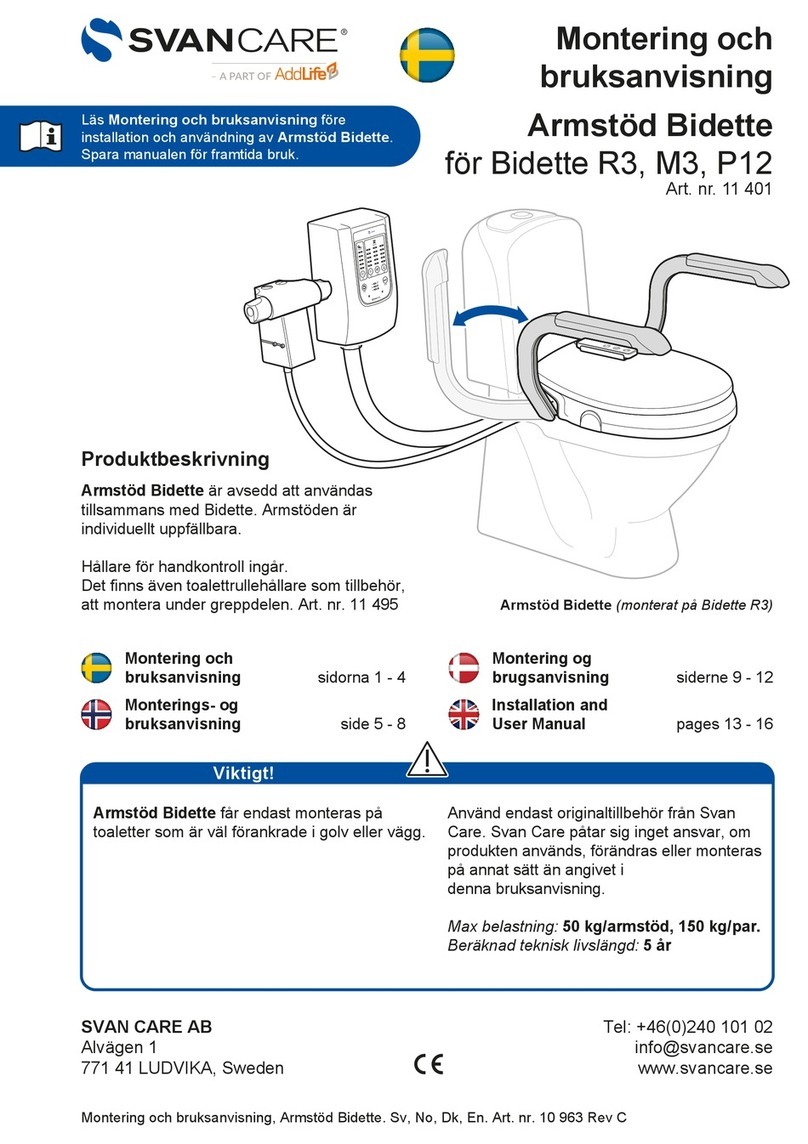 AddLife SVAN CARE R3 Installation and user manual