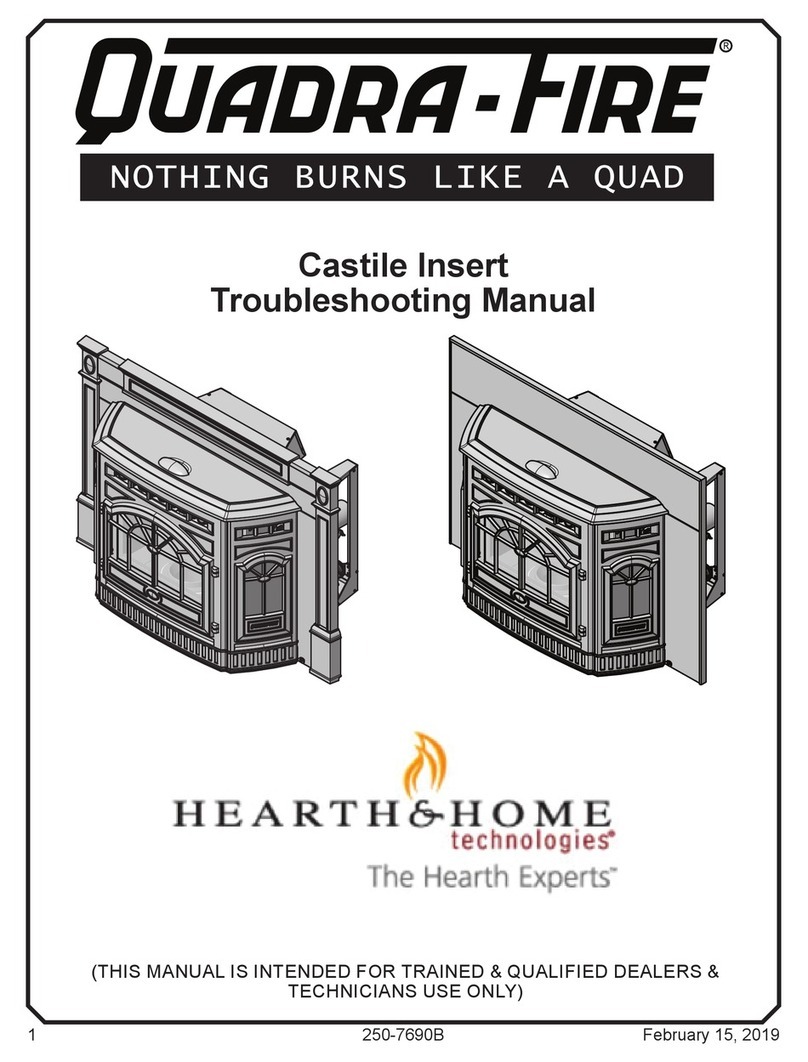 Hearth & Home QUADRA-FIRE Castile Insert Programming manual Hearth & Home QUADRA-FIRE Castile Insert Programming manual