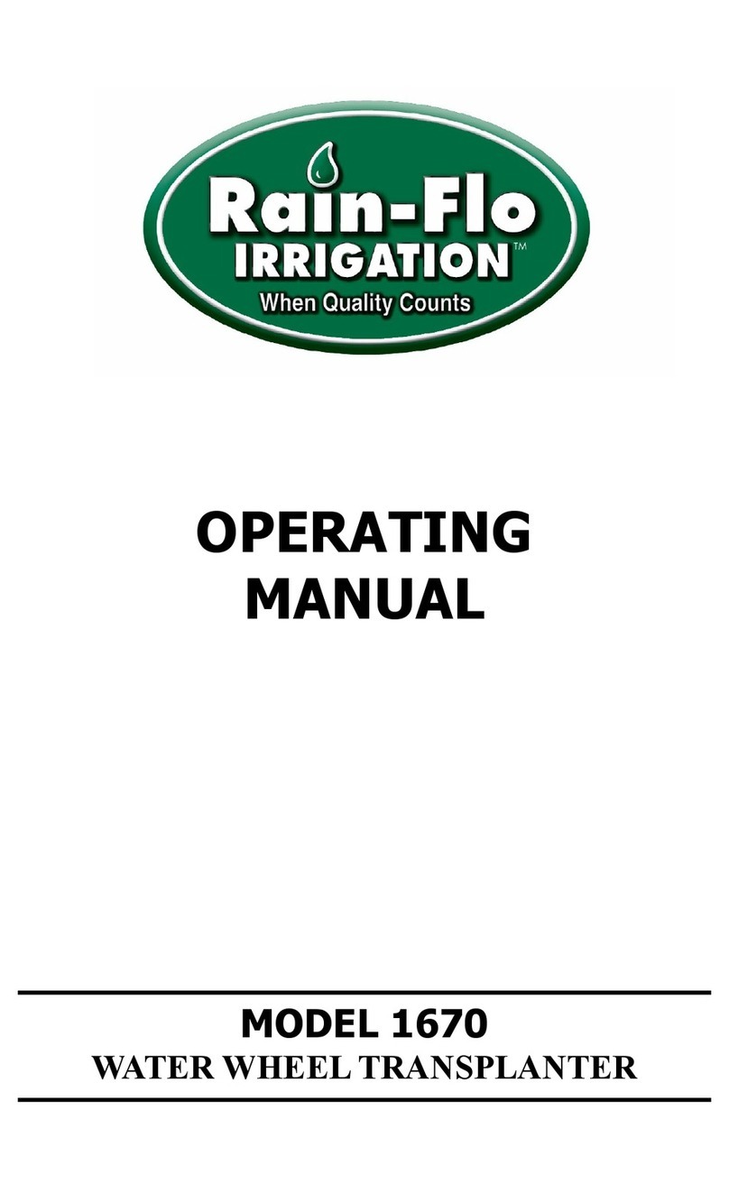 Rain-Flo Irrigation 1670 operating manual Rain-Flo Irrigation 1670 operating manual