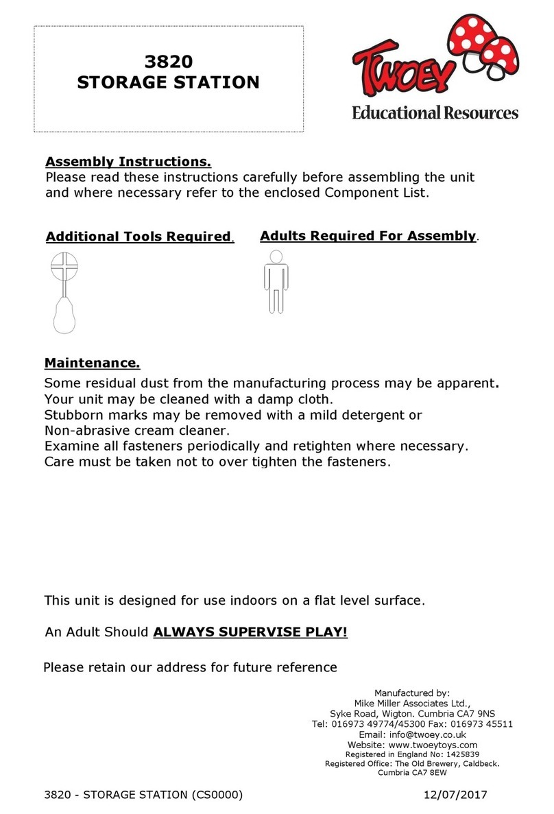 Twoey 3820 Assembly instruction