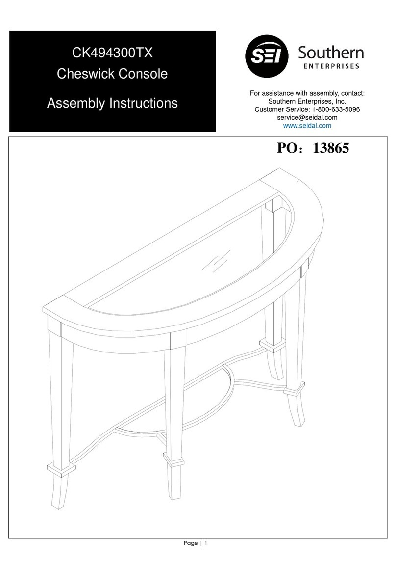 Southern Enterprises CK494300TX Assembly instructions