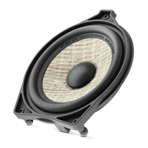 Focal IS MBZ 100 user manual