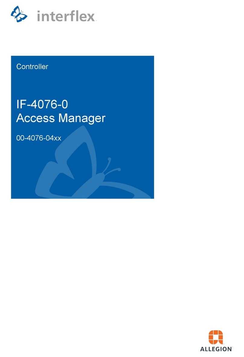 Allegion interflex IF-4076-0 manual