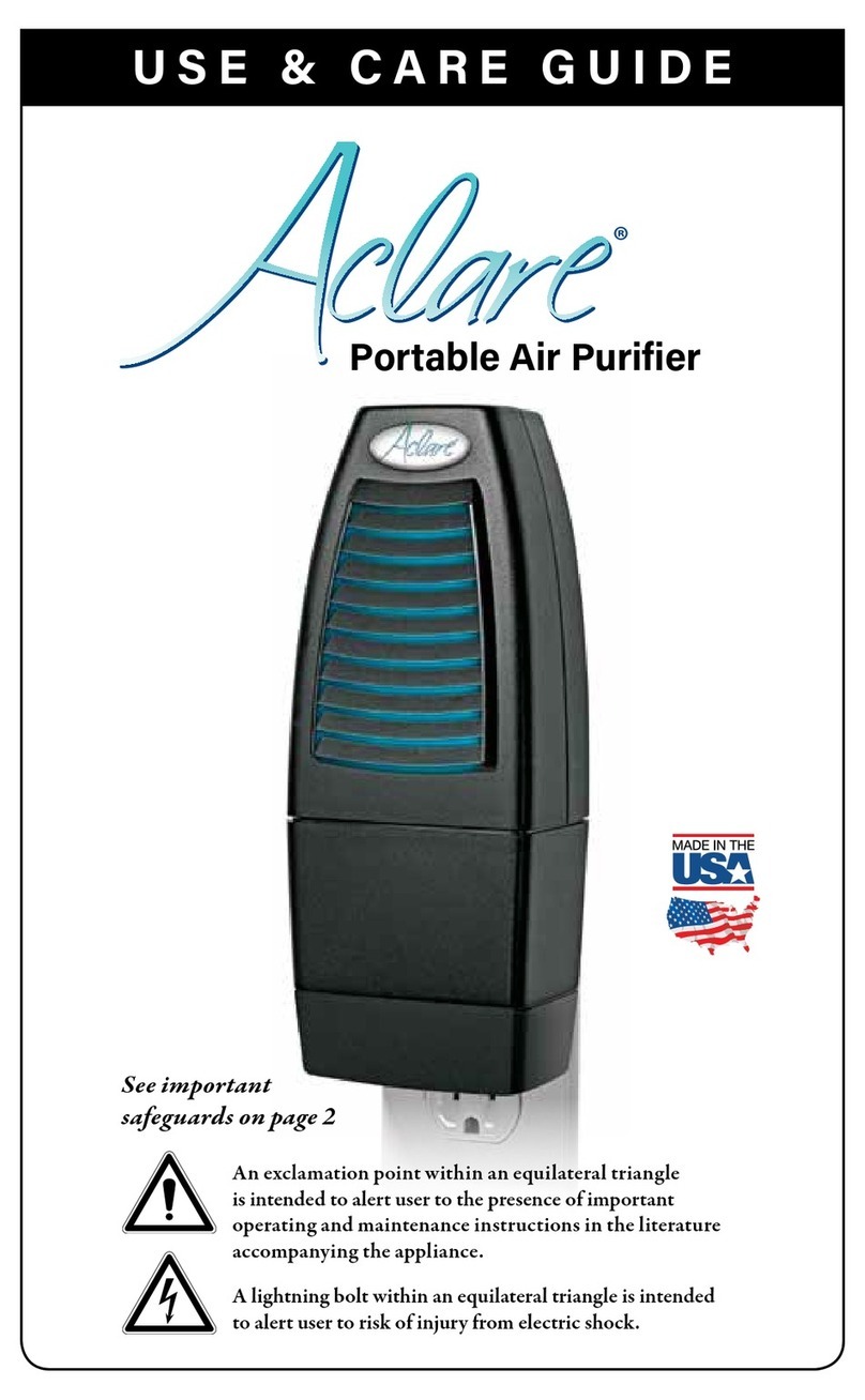 Waterwise Aclare Use & care guide