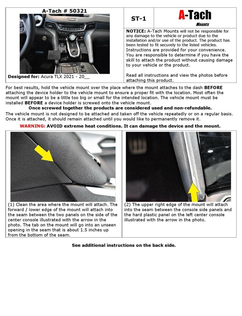 A-Tach Mounts 50321 quick start guide