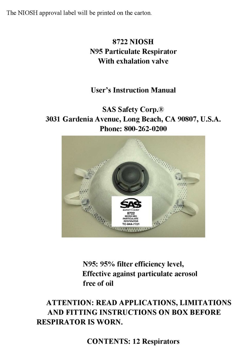 SAS 8722 User instruction manual