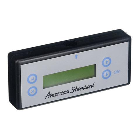 American Standard 605XRCT operating manual
