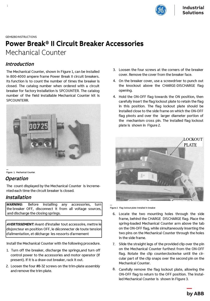 ABB GE Power Break II User manual