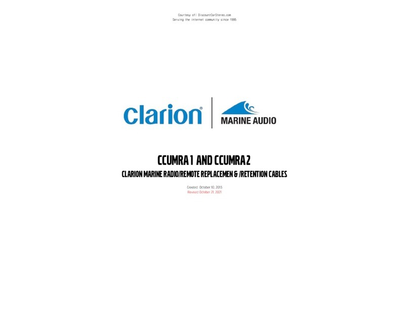 Clarion CCUMRA1 installation guide