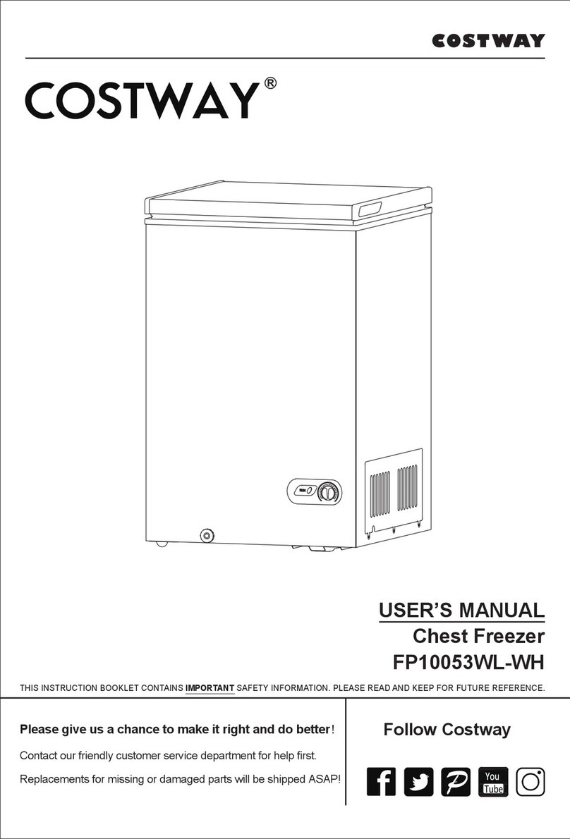 Costway FP10053WL-WH user manual