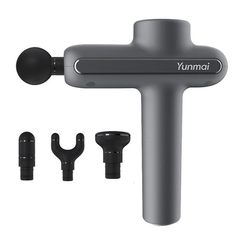 Yunmai Fascial Gun Pro Basic user manual