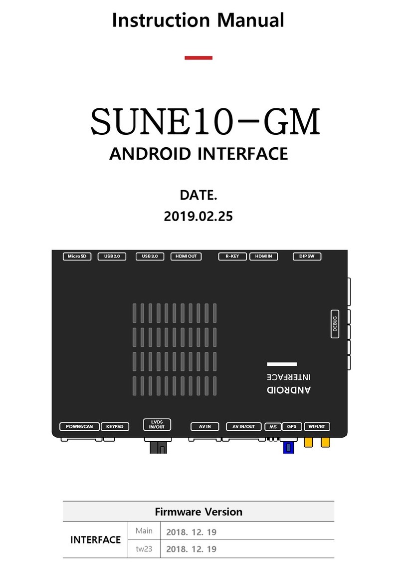 Sune Technology SUNE10-GM instruction manual