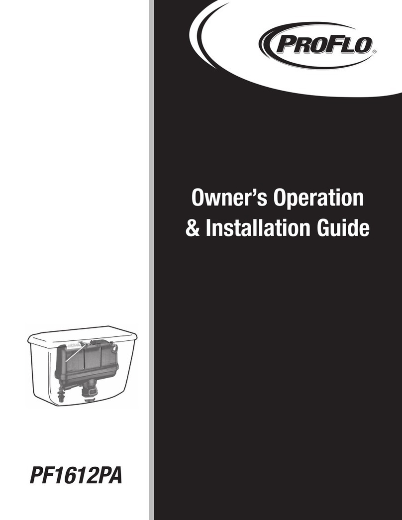 ProFlo PF1612PA Owner's Operation & Installation Guide