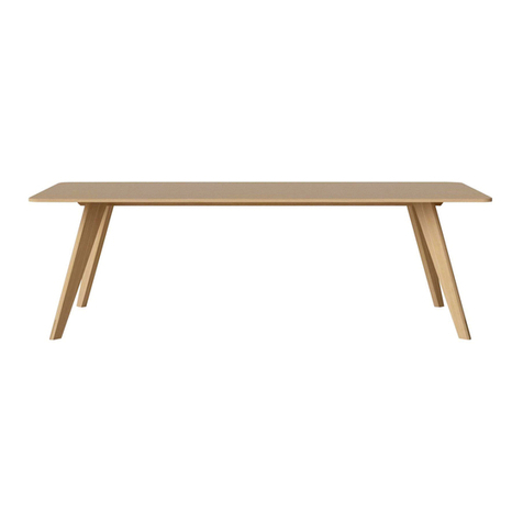 Bolia New Mood Dining Table 235 User manual Bolia New Mood Dining Table 235 User manual