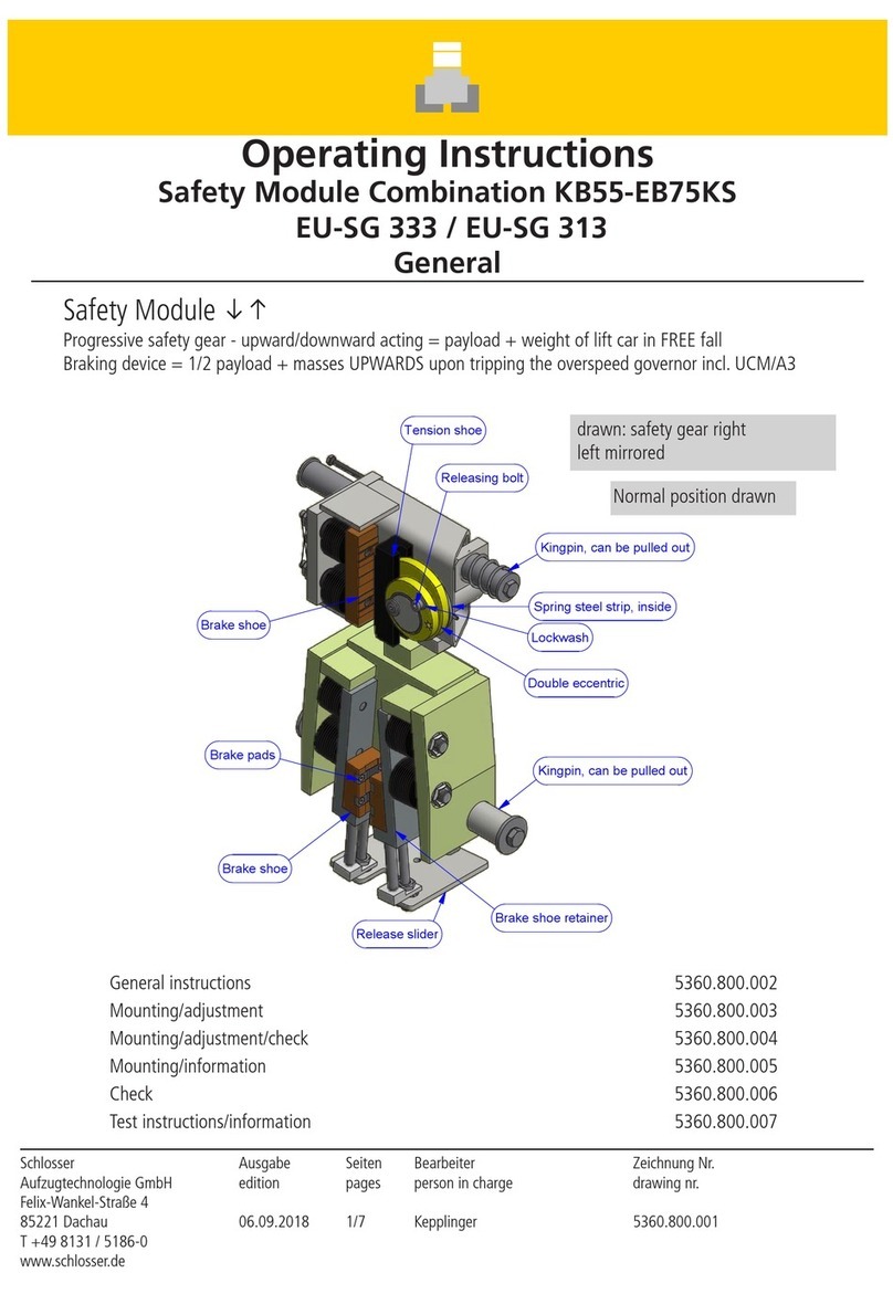 Schlosser KB55-EB75KS EU-SG 333 operating instructions