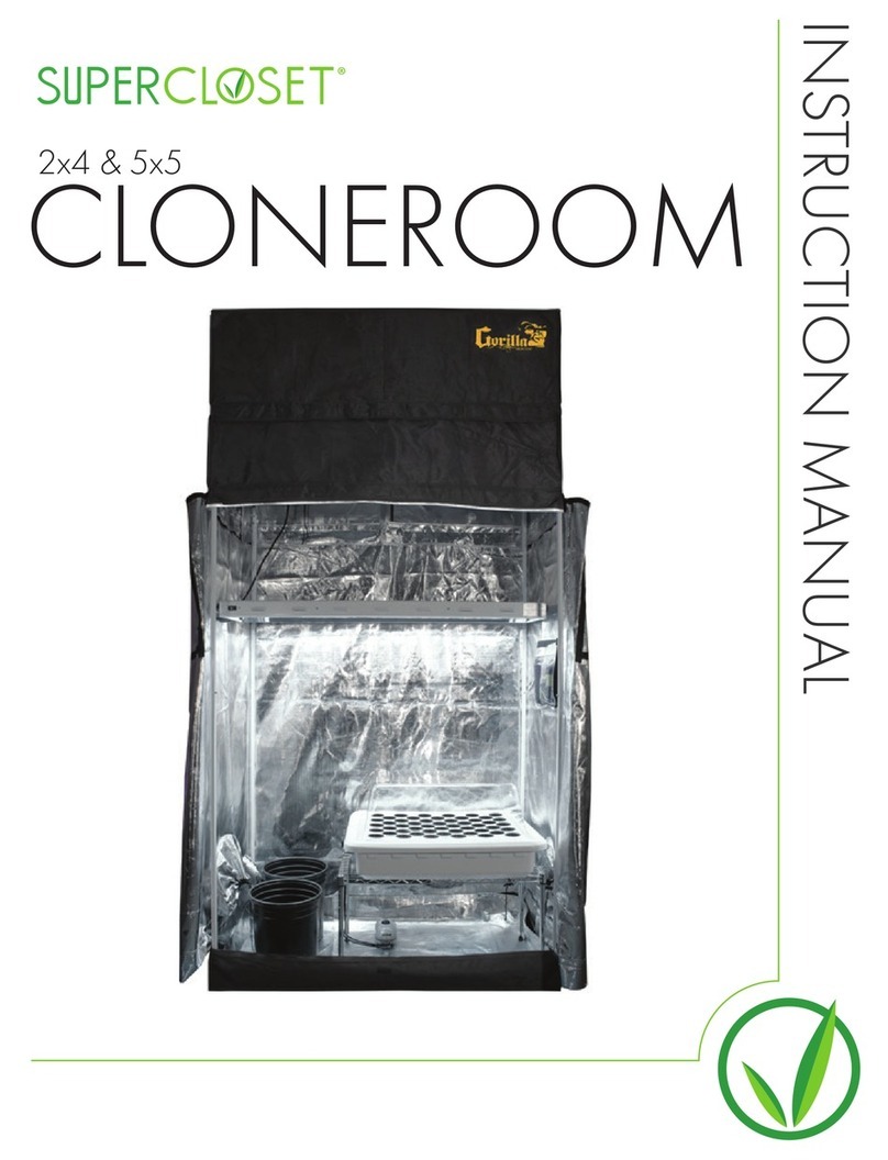 SuperCloset CloneRoom instruction manual