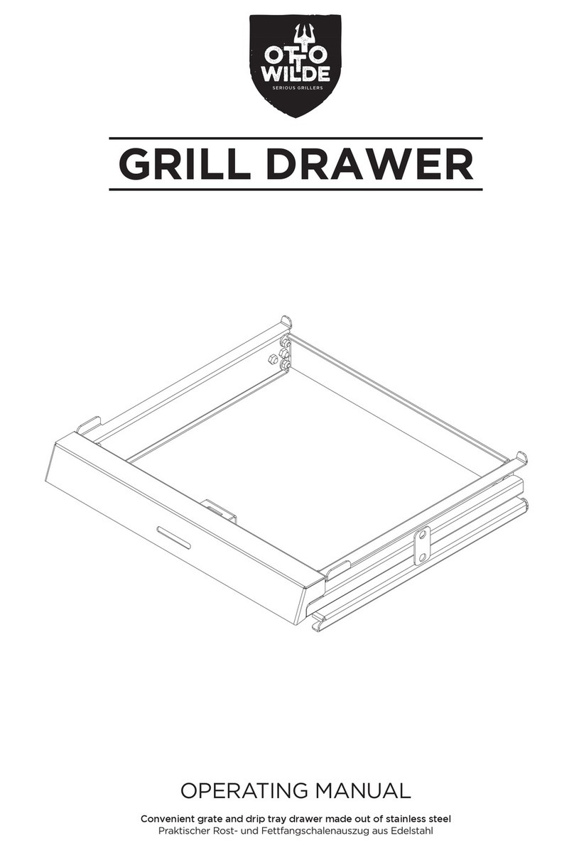 Otto Wilde GRILL DRAWER operating manual