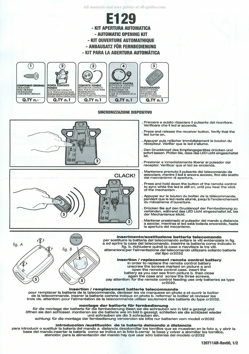 GIVI E129 User manual