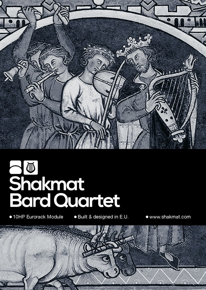 Shakmat Bard Quartet User manual