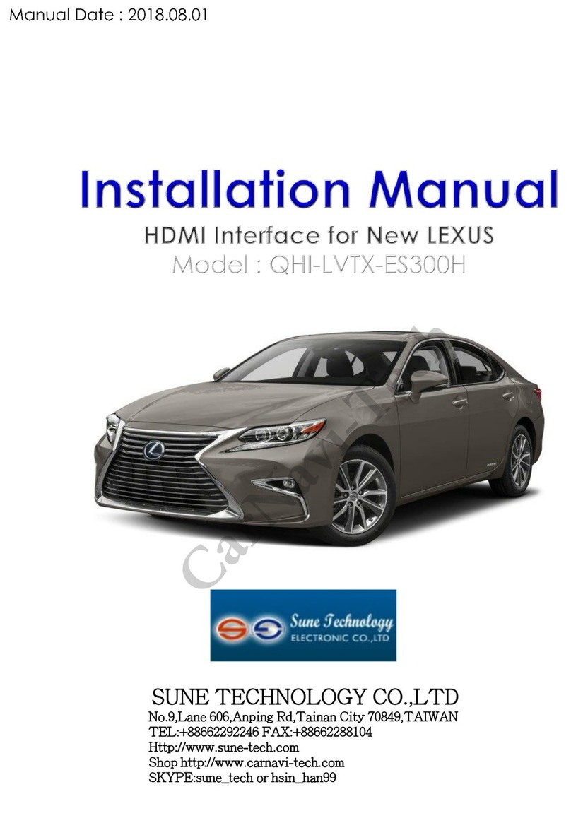 Sune Technology QHI-LVTX-ES300H installation manual