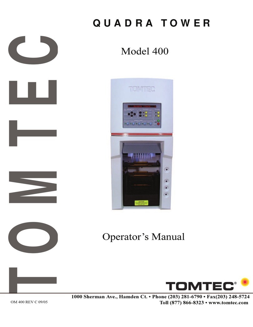 TomTec 400 Operator's manual TomTec 400 Operator's manual