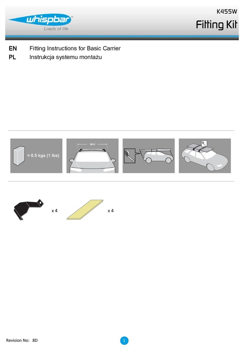Whispbar K455W User manual
