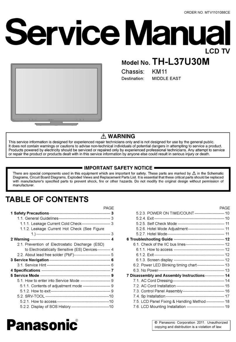 Panasonic viera TH-L37U30M User manual