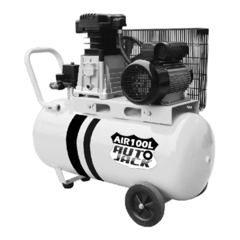 Autojack AIR100L Safety and operating manual