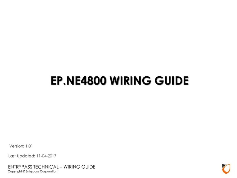 ENTRYPASS EP.NE4800 Wiring guide
