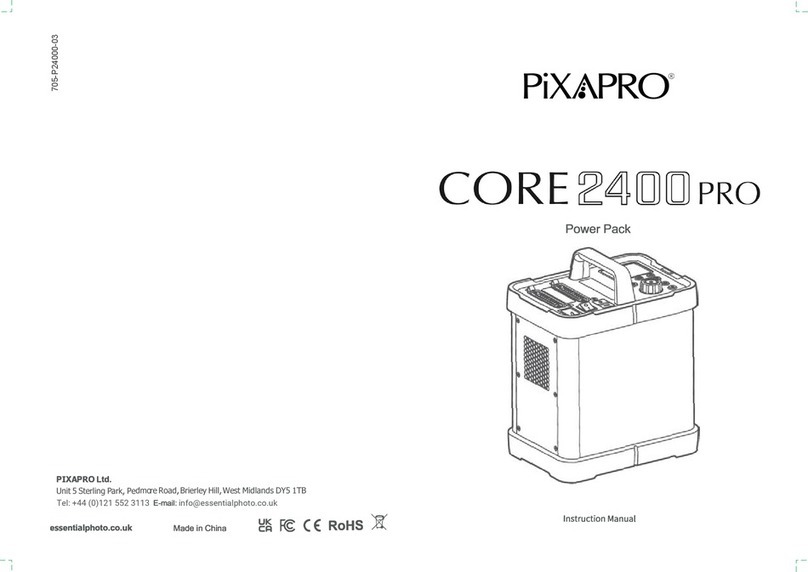 Pixapro Core2400 Pro instruction manual