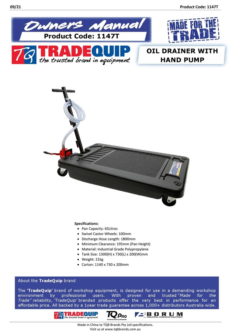 TradeQuip 1147T manual