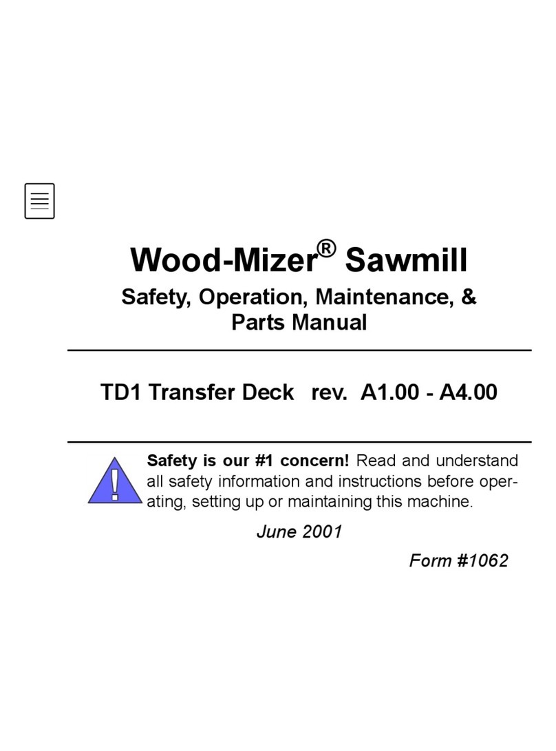 woodmizer Sawmill Safety, Operation, Maintenance & Parts Manual woodmizer Sawmill Safety, Operation, Maintenance & Parts Manual