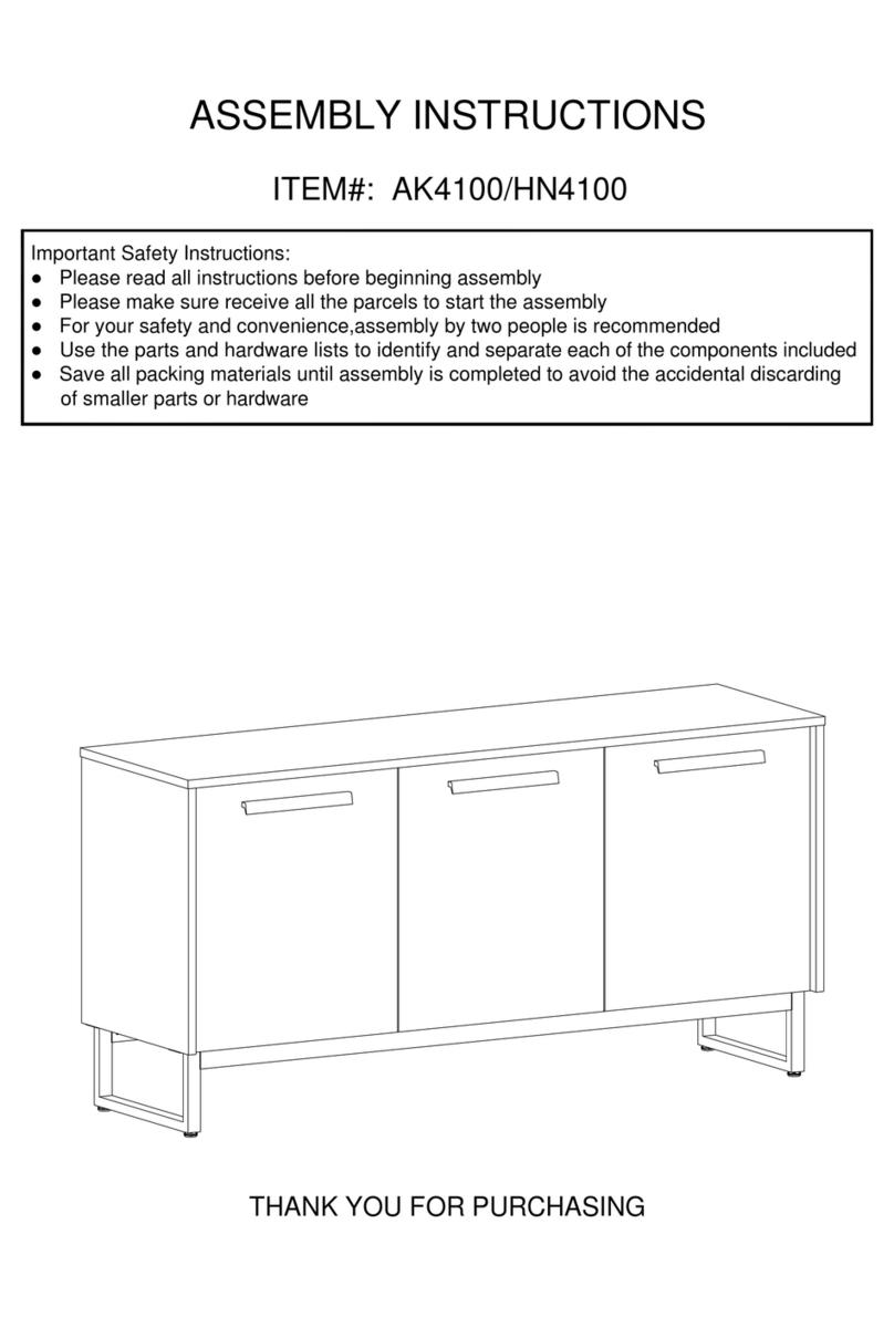 Huali Furniture AK4100 Assembly instructions