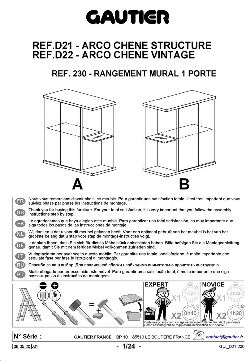 Gautier ARCO D21 manual