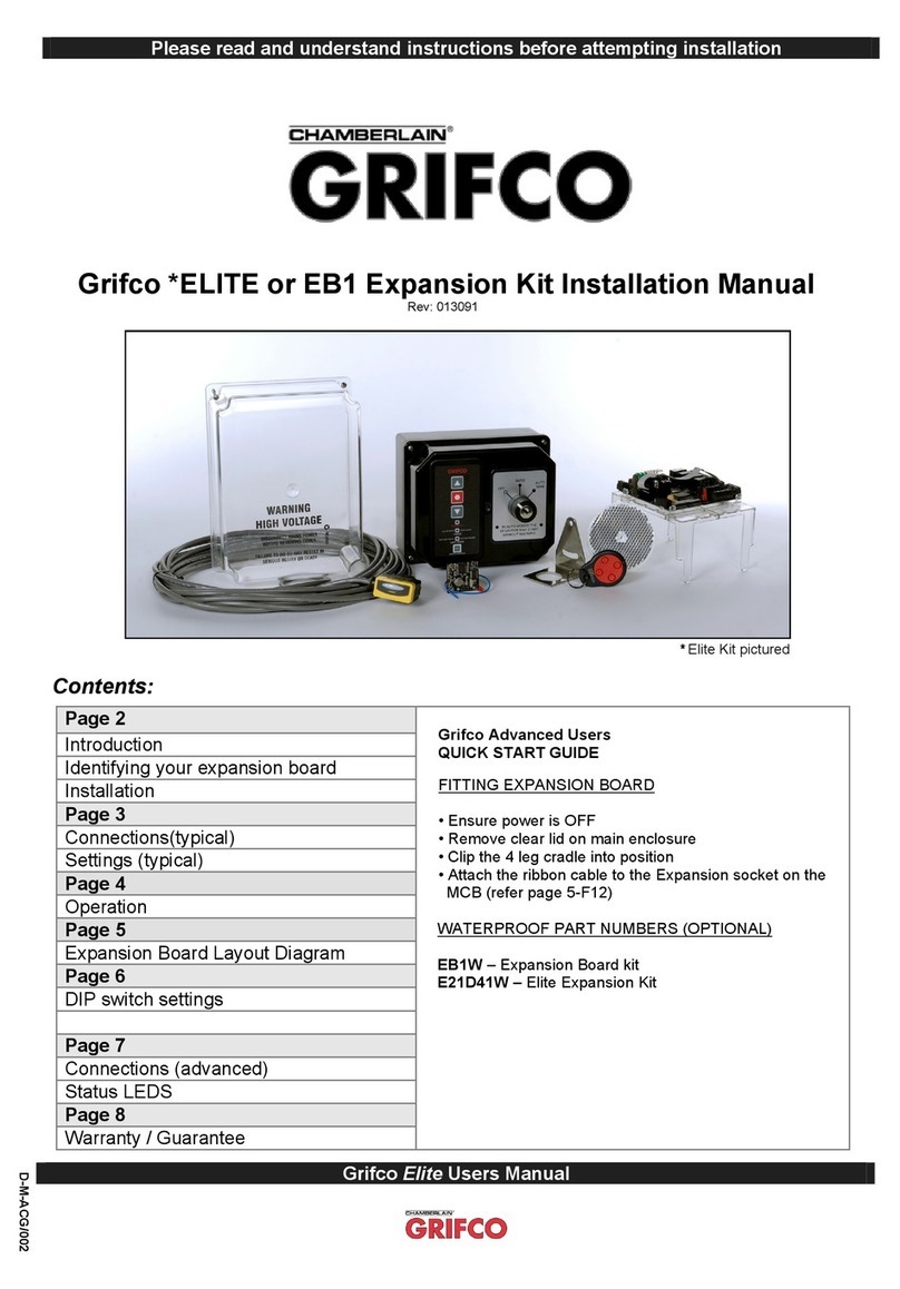 Grifco EB1 User manual