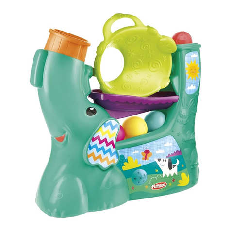 Hasbro TOYBOX TOOLS Playskool Chase 'n Go Ball... instruction sheet