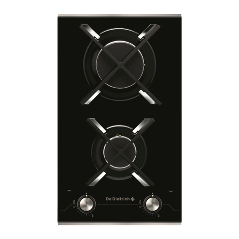 DeDietrich DTG1410X Quick start guide