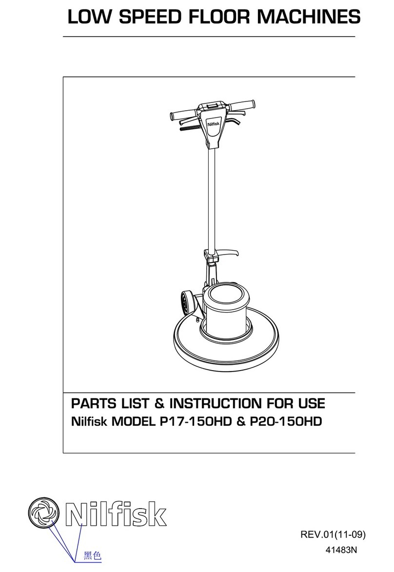 Nilfisk-Advance P17-150HD Instructions for use