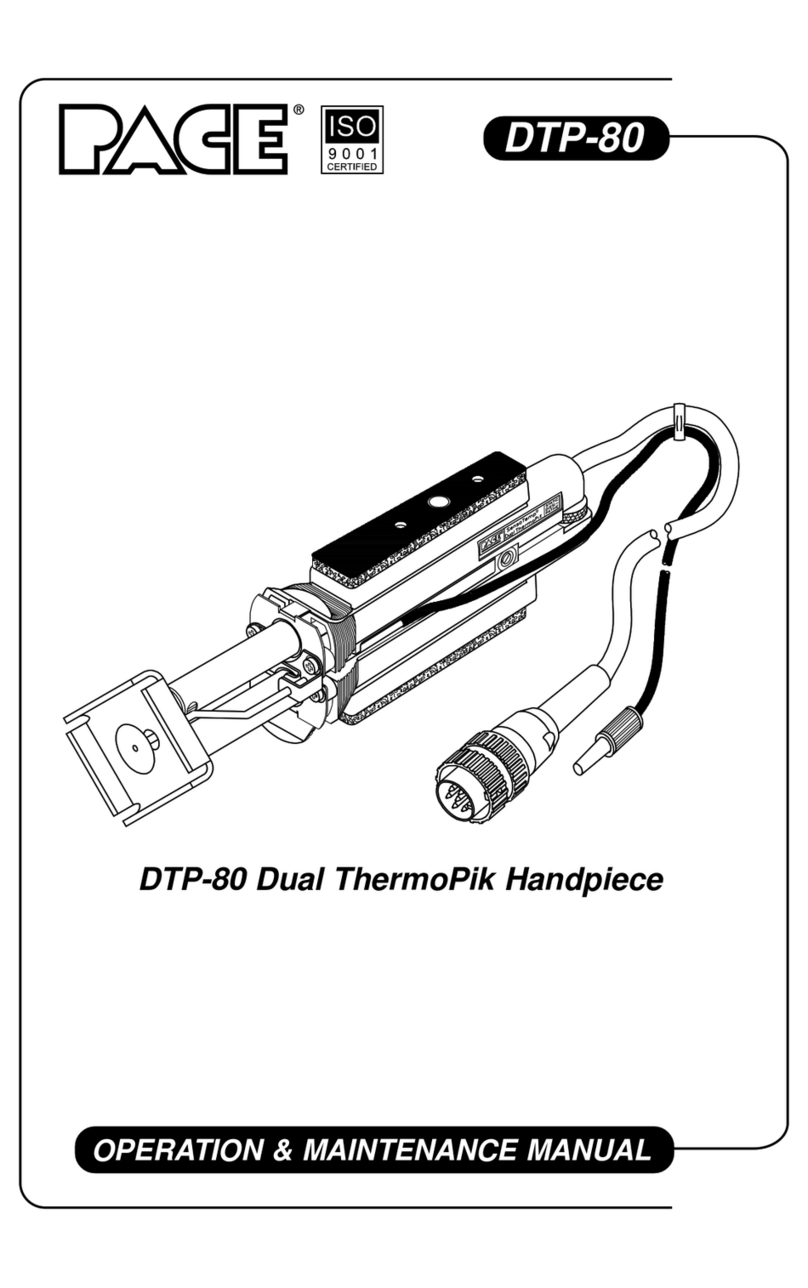 Pace DUAL THERMOPIK DTP-80 Operation & maintenance manual