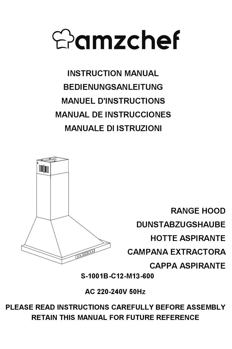 amzchef S-1001B-C12-M13-600 instruction manual amzchef S-1001B-C12-M13-600 instruction manual