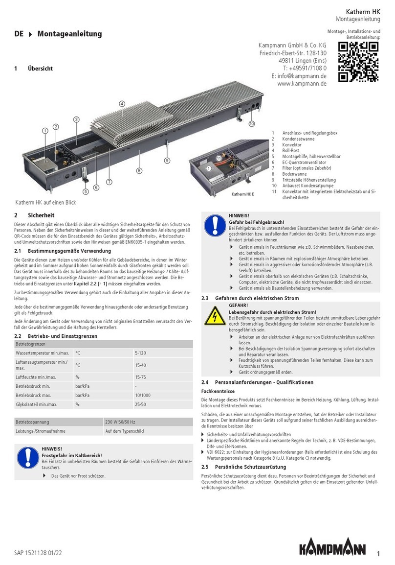 Kampmann Katherm HK Assembly instructions