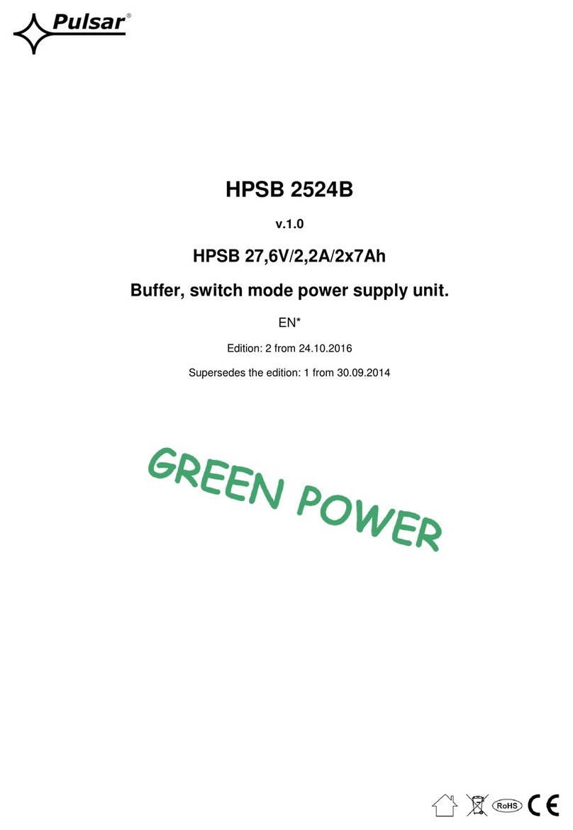 Pulsar HPSB 2524B User manual