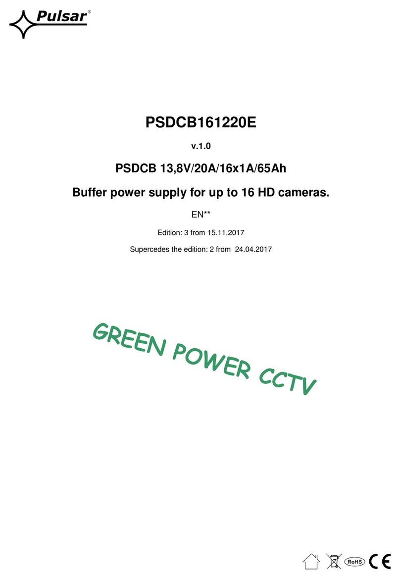 Pulsar PSDCB161220E User manual