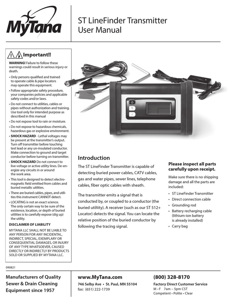 MyTana ST LineFinder user manual