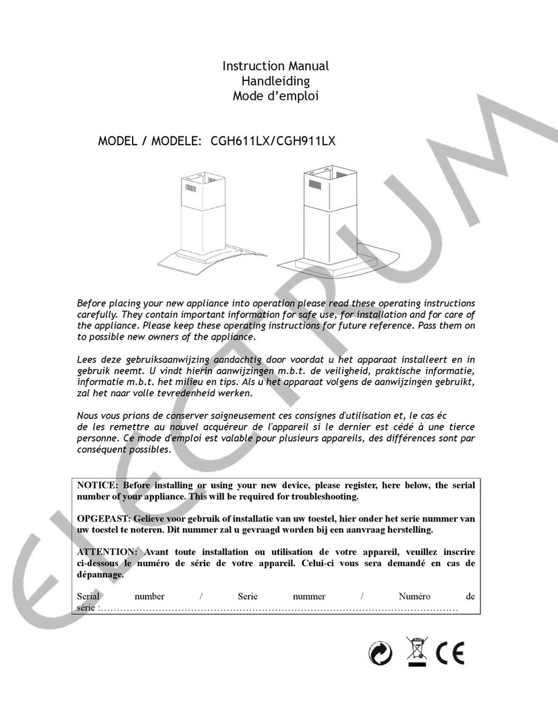 Electrum CGH611LX User manual