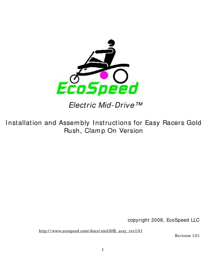 EcoSpeed Electric Mid-Drive Installation and assembly instructions