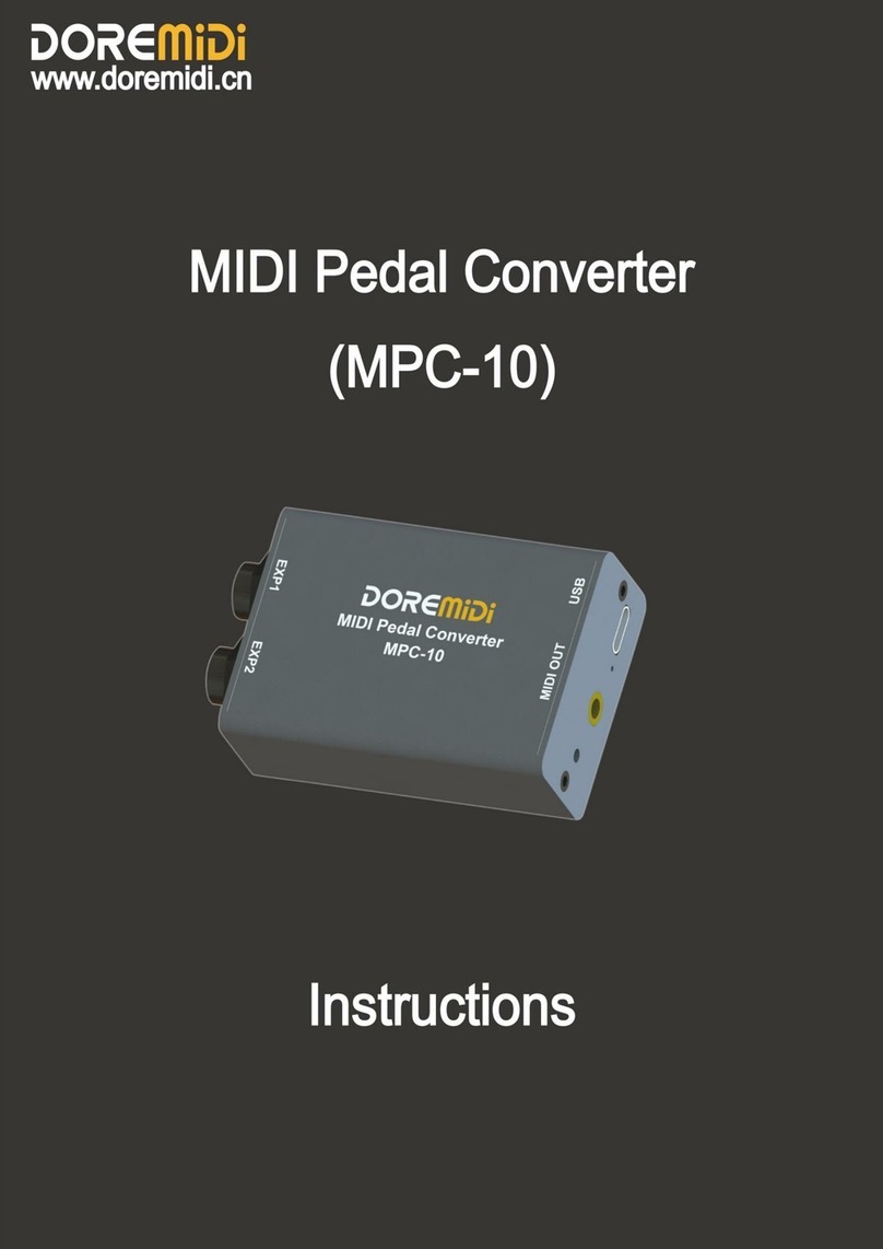 DOREMIDI MPC-10 instructions