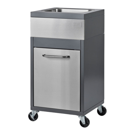 Burns & Barkles SINGLE CUPBOARD WITH SINK 4448 operating instructions